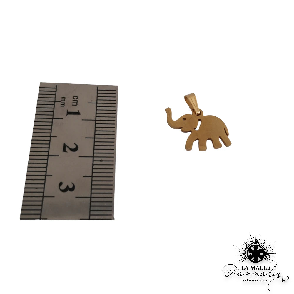 lamalledannalia-pendentif-elephant-acier-inoxydable-beliere-mesure