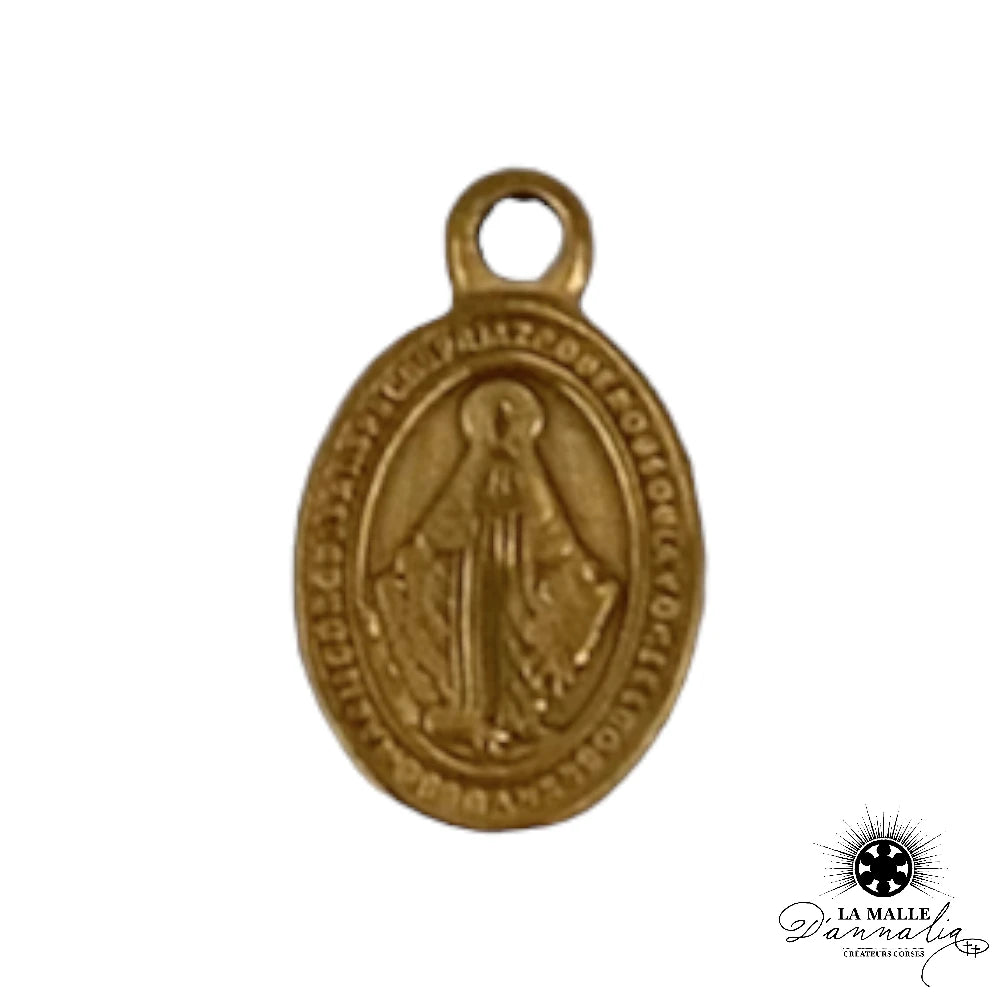 petit vierge breloque acier inoxydable lamalledannalia