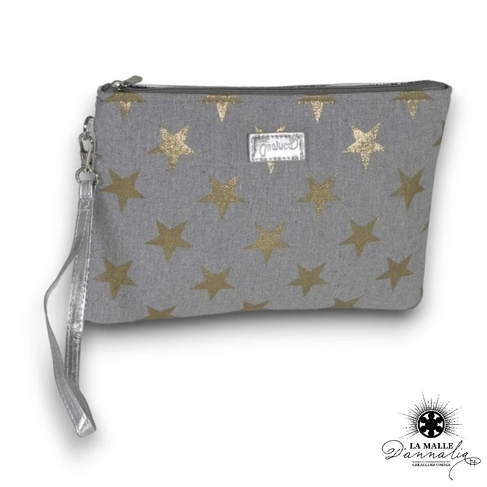 lamalledannalia-sac-gris-pochette-etoile-dore