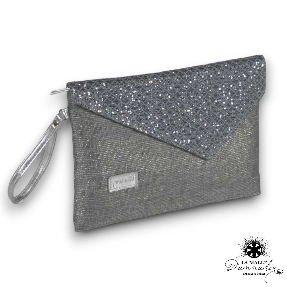 lamalledannalia-sac-pochette-paillete-argent