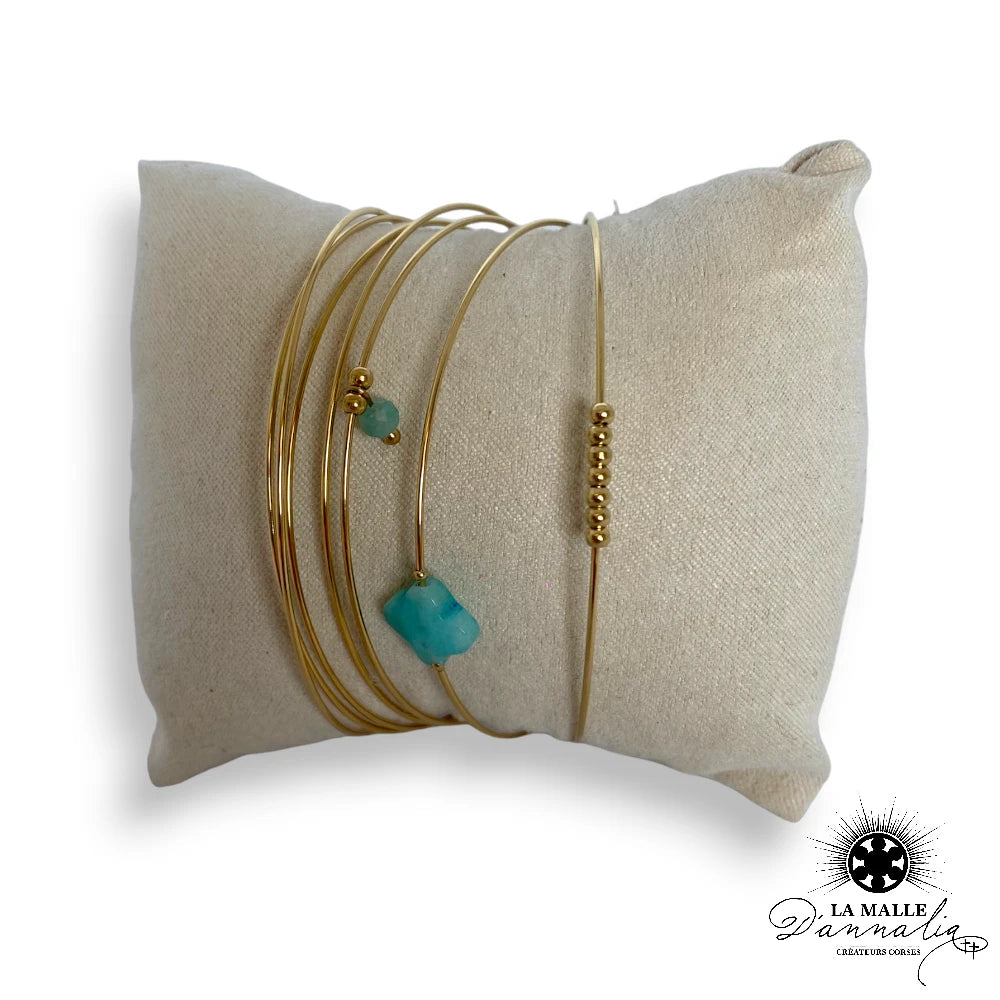 lamalledannalia-semainier-acier-inoxydable-bijou-treffle-bleu