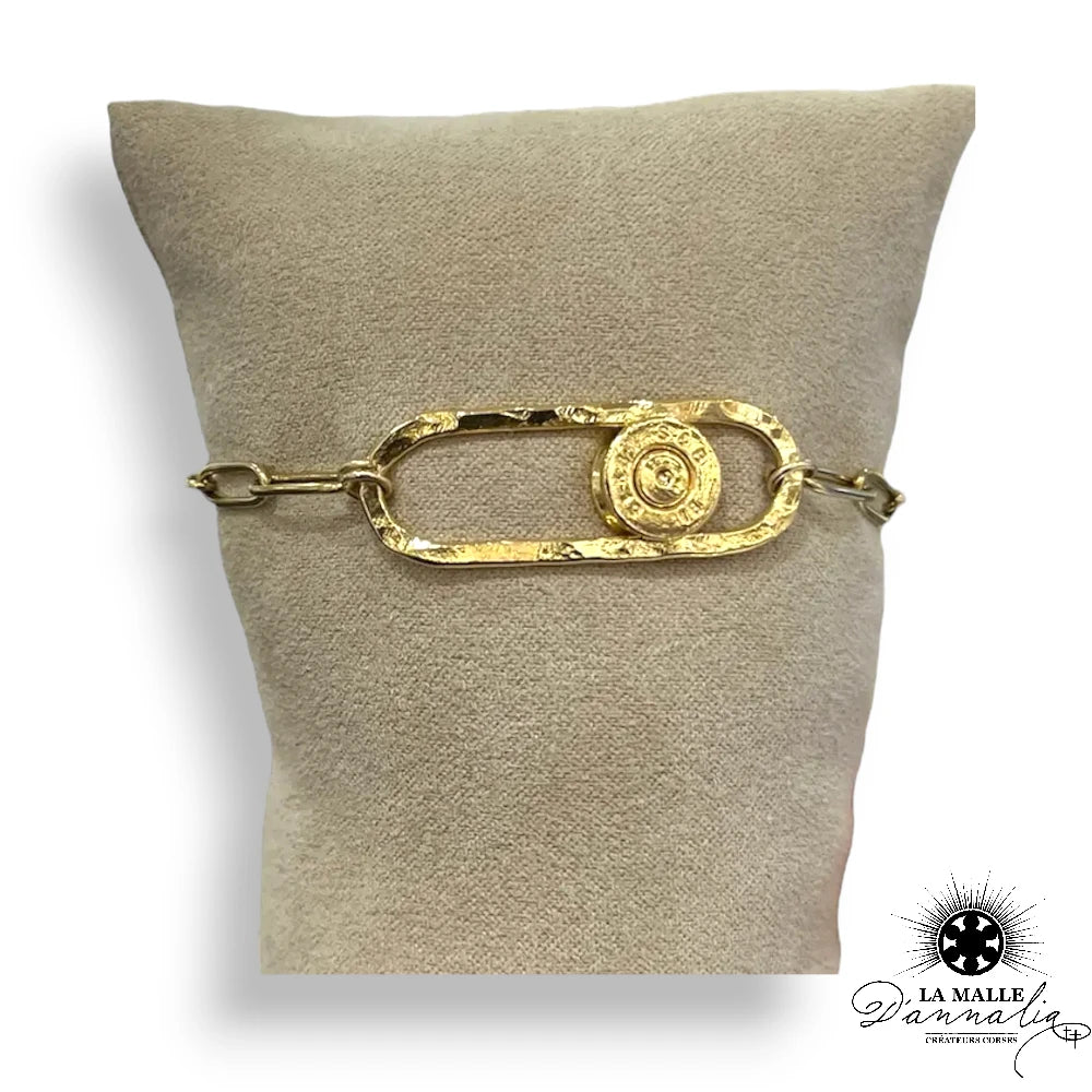 lamalledannalia_Bracelet_chaine_rectangulaire_dore_douille_plaque_or_argent