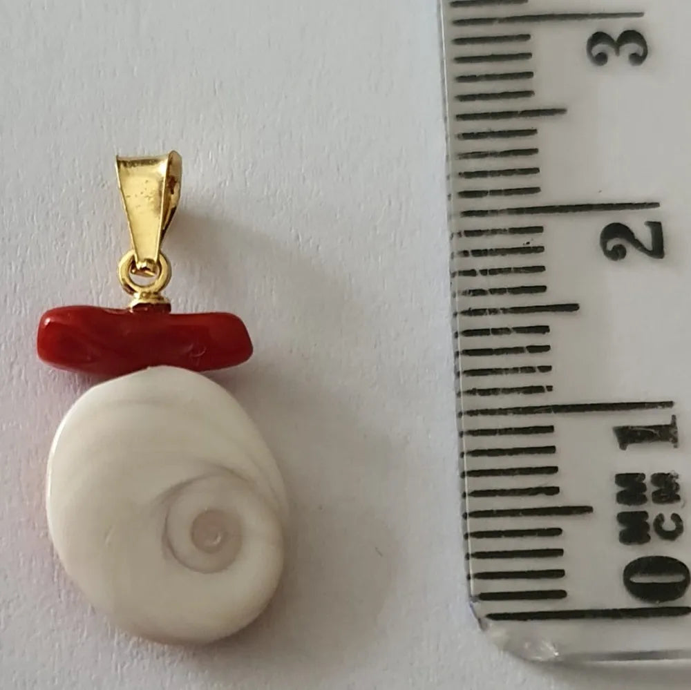 lamalledannalia pendentif oeil de sainte lucie mediterranee corse corail