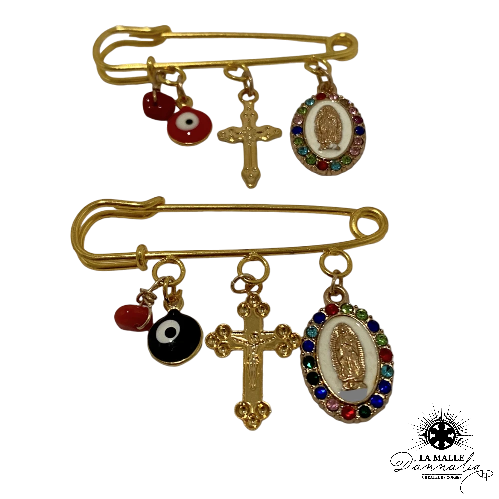 oeil grec broche porte bonheur lamalledannalia