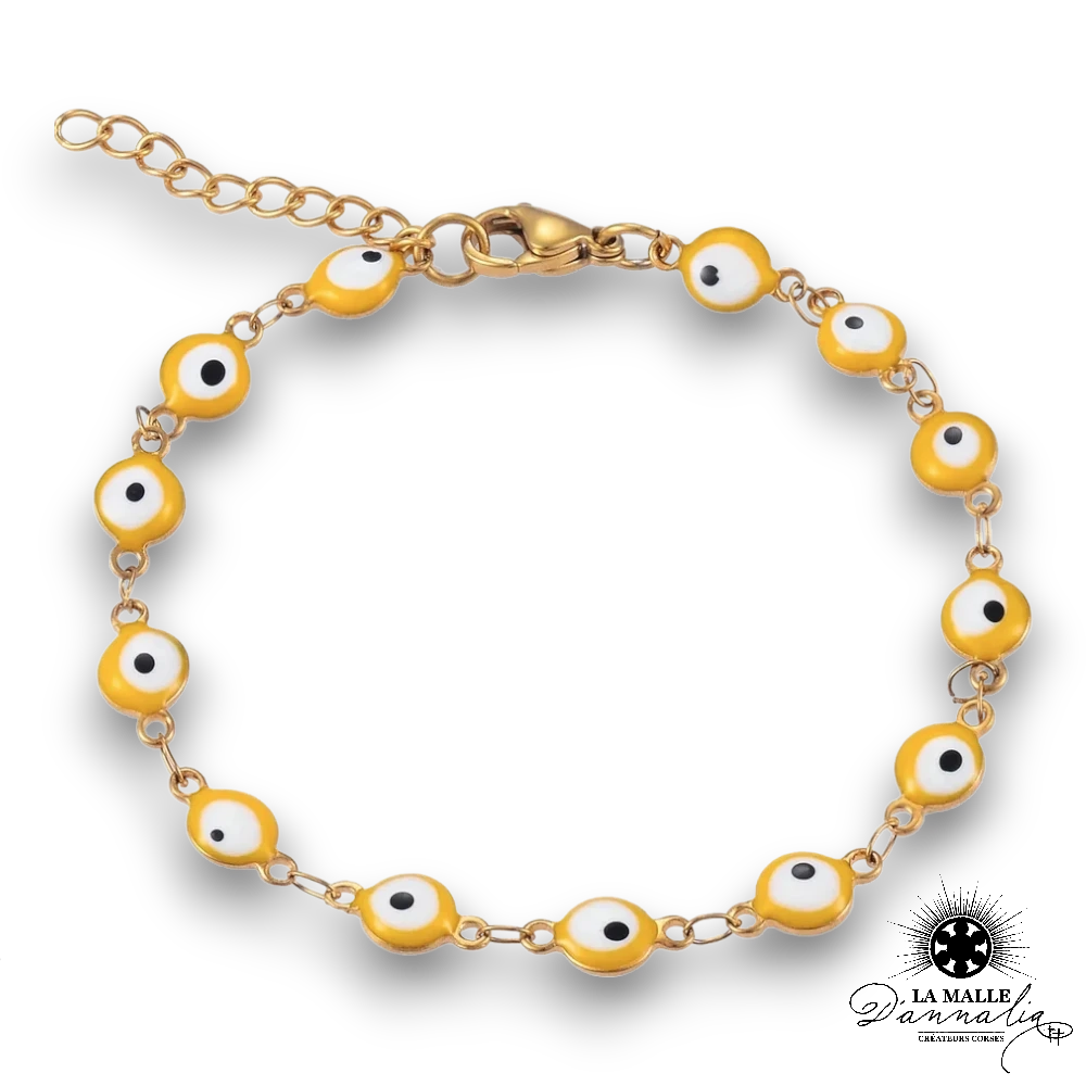 oeil bleu grec lamalledannalia