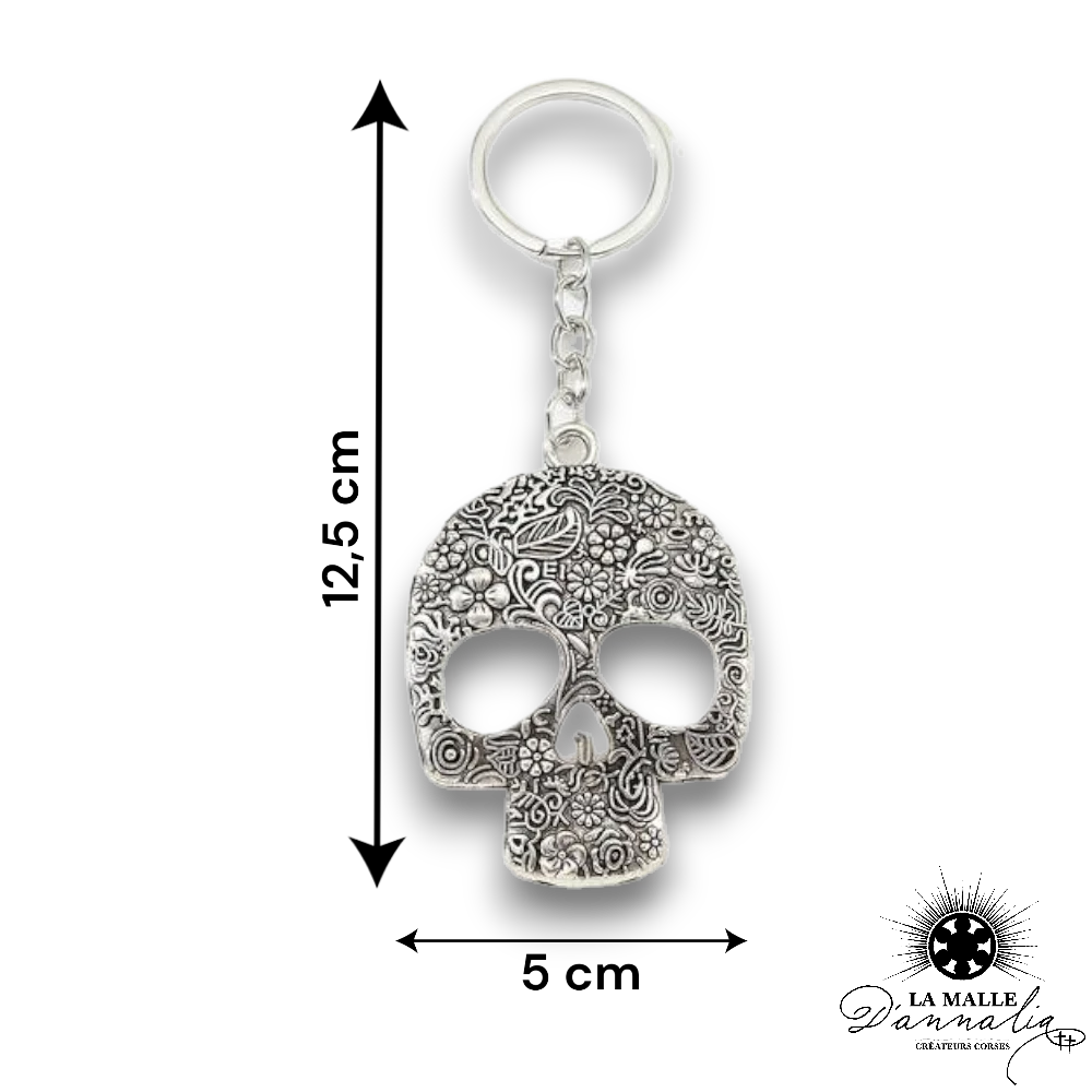 porte clé tete de mort