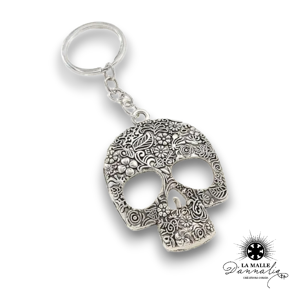 porte clé tete de mort