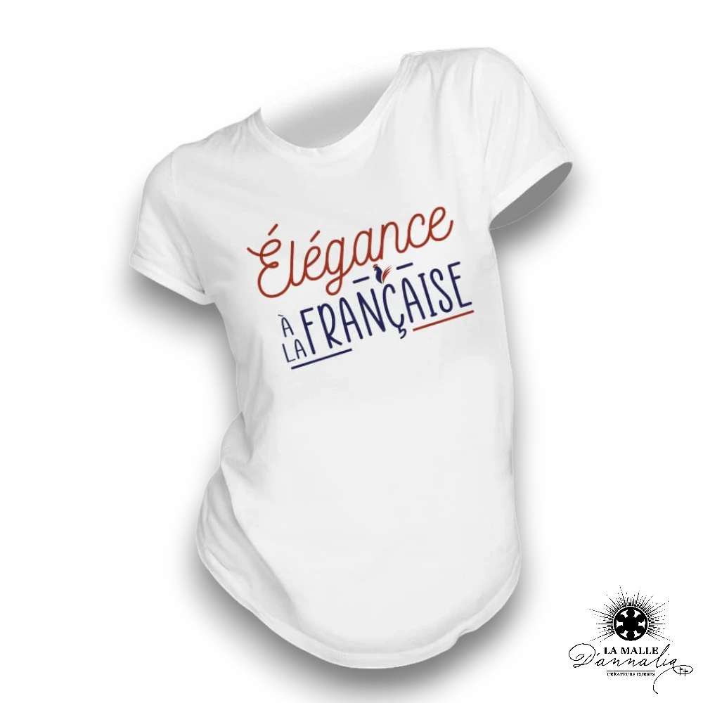 t shirt femme humour elegance lamalledannalia