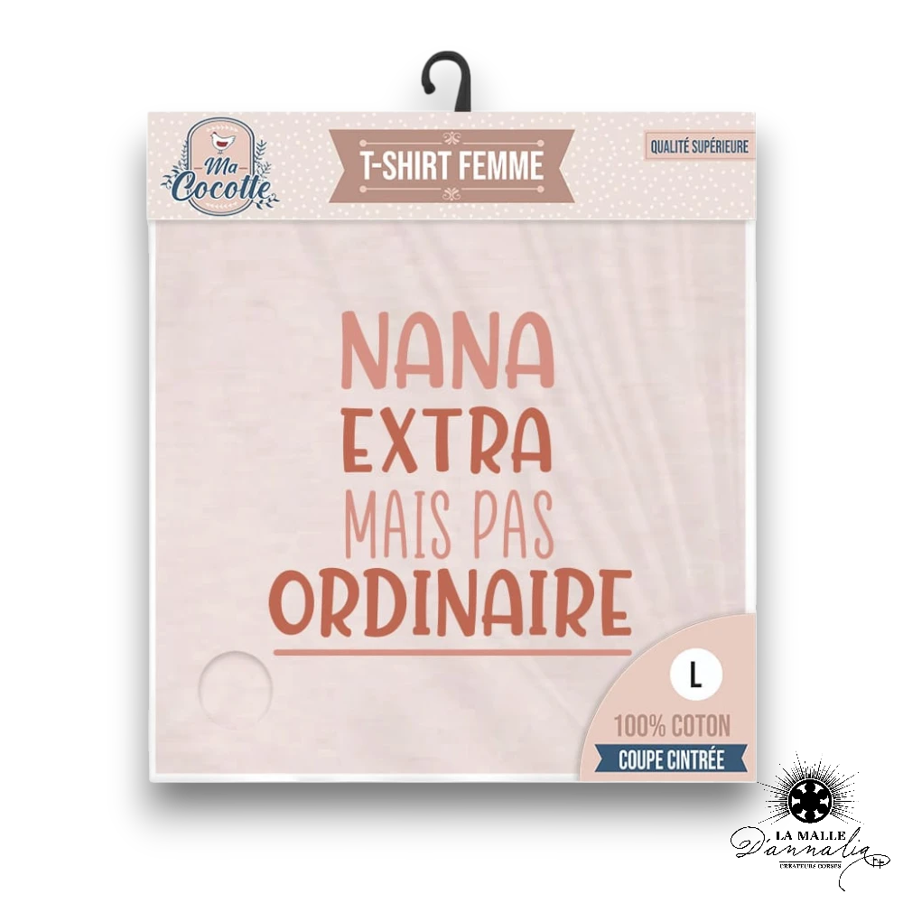 t shirt femme humour nana lamalledannalia