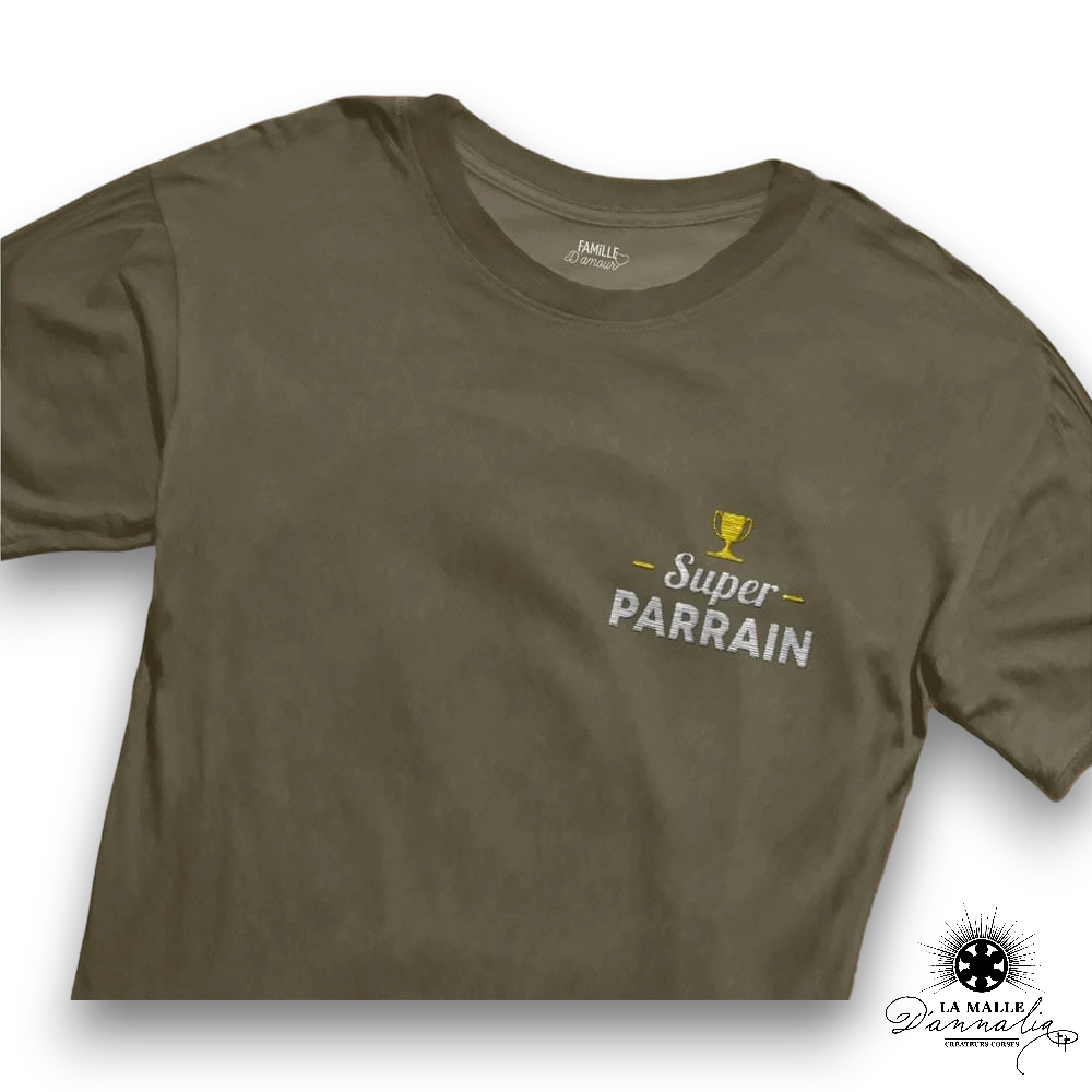 t shirts parrain kaki lamalledannalia