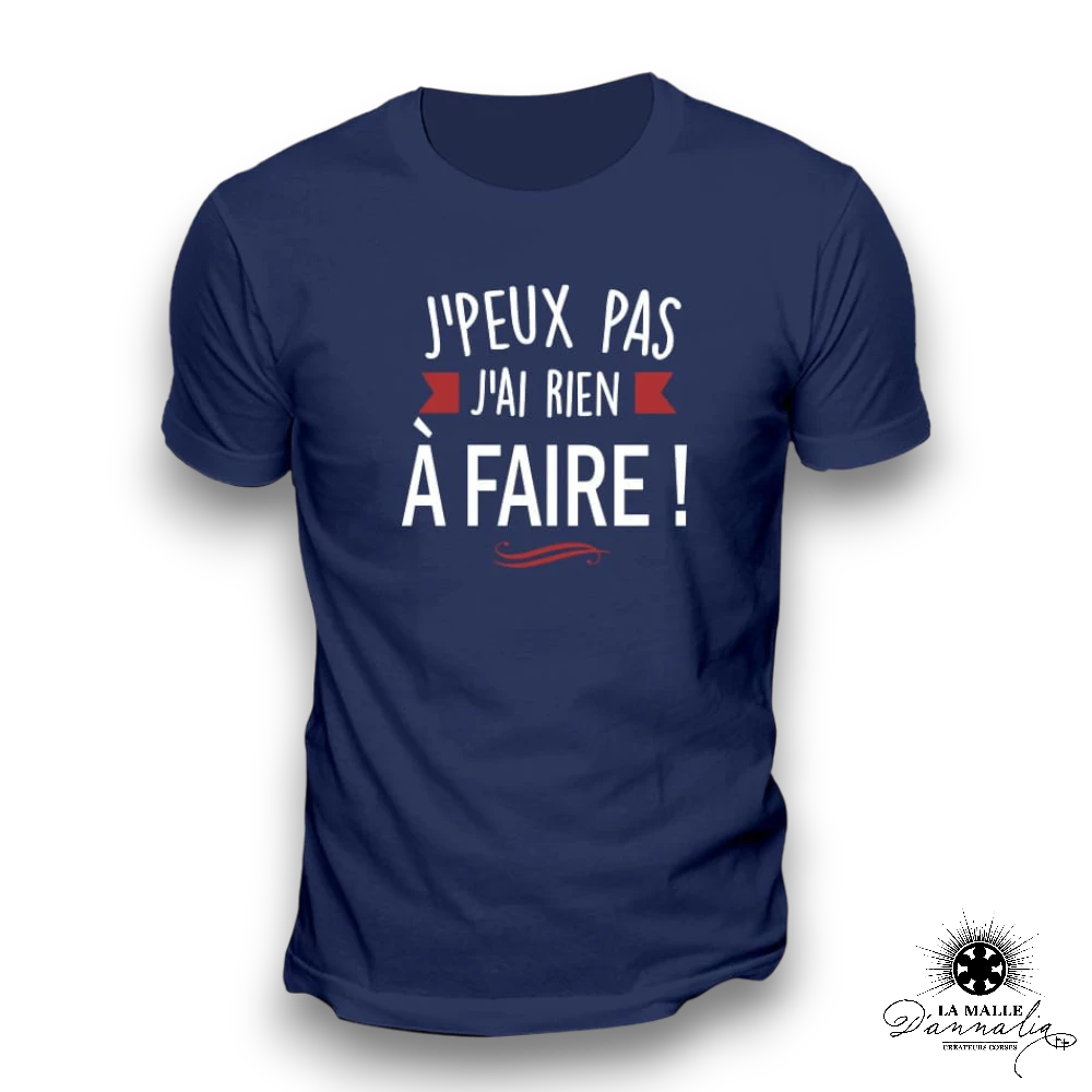 tee shirt homme humour je peux pas lamalledannalia