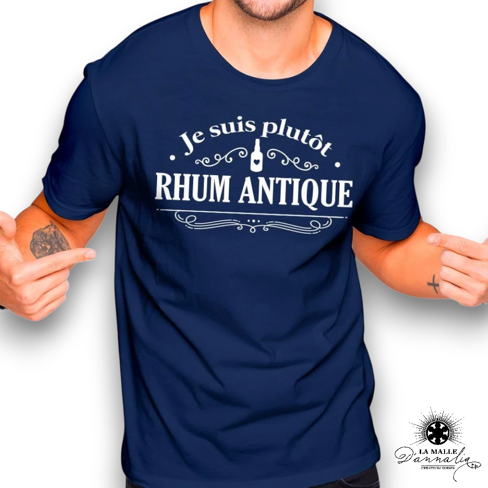 tee shirt homme humour rhum lamalledannalia