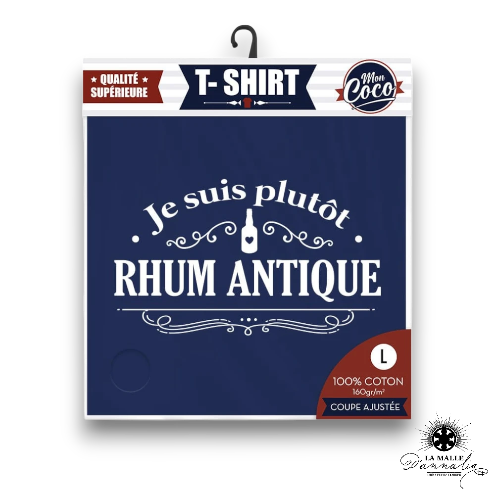 tee shirts homme humour rhum lamalledannalia