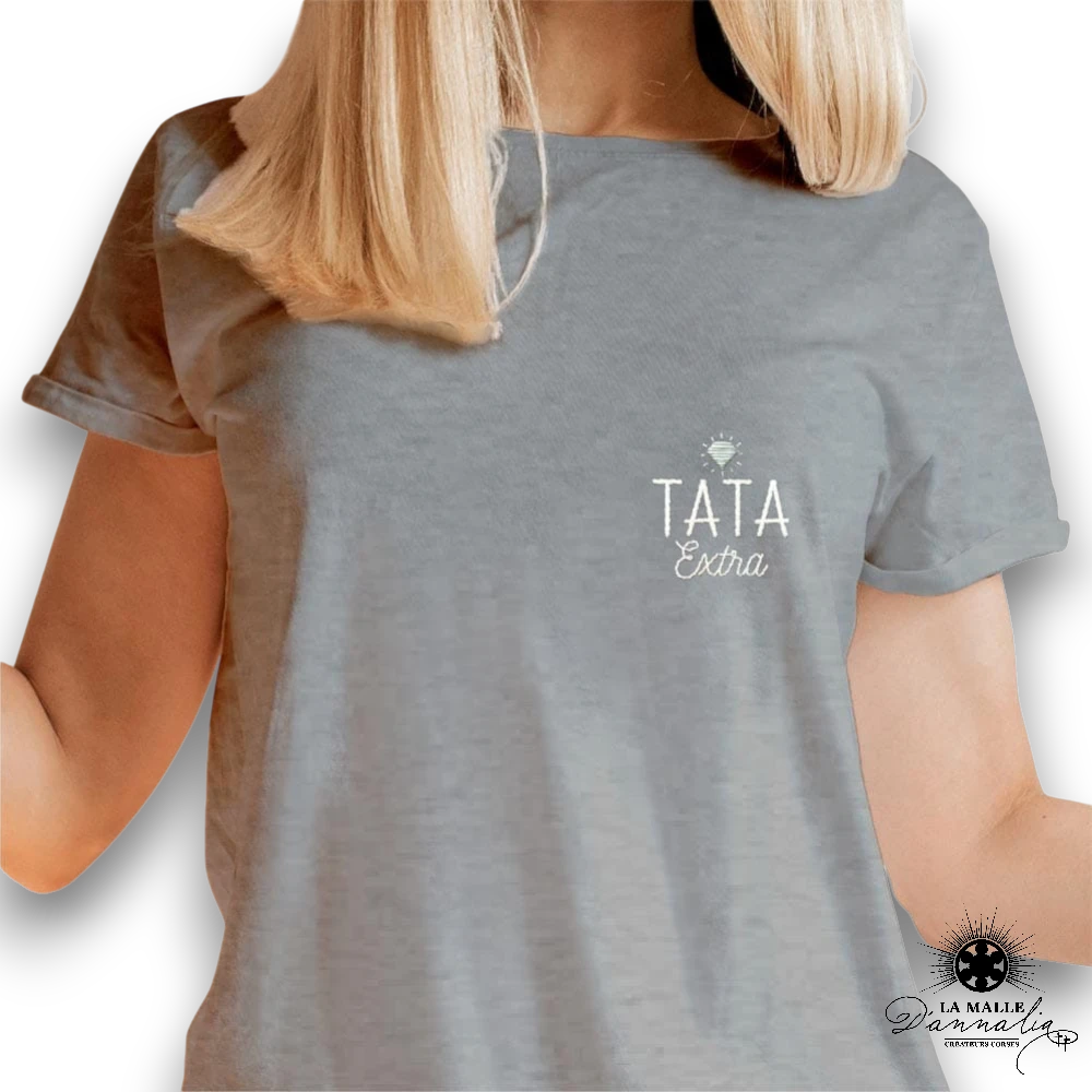 tee shirts tata extrat vert lamalledannalia