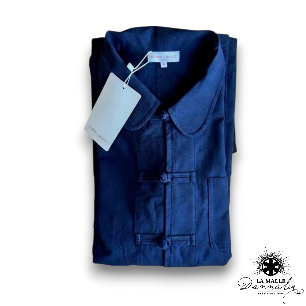 Veste Bleu de Chine Indigo — Collection La Malle d'Annalia