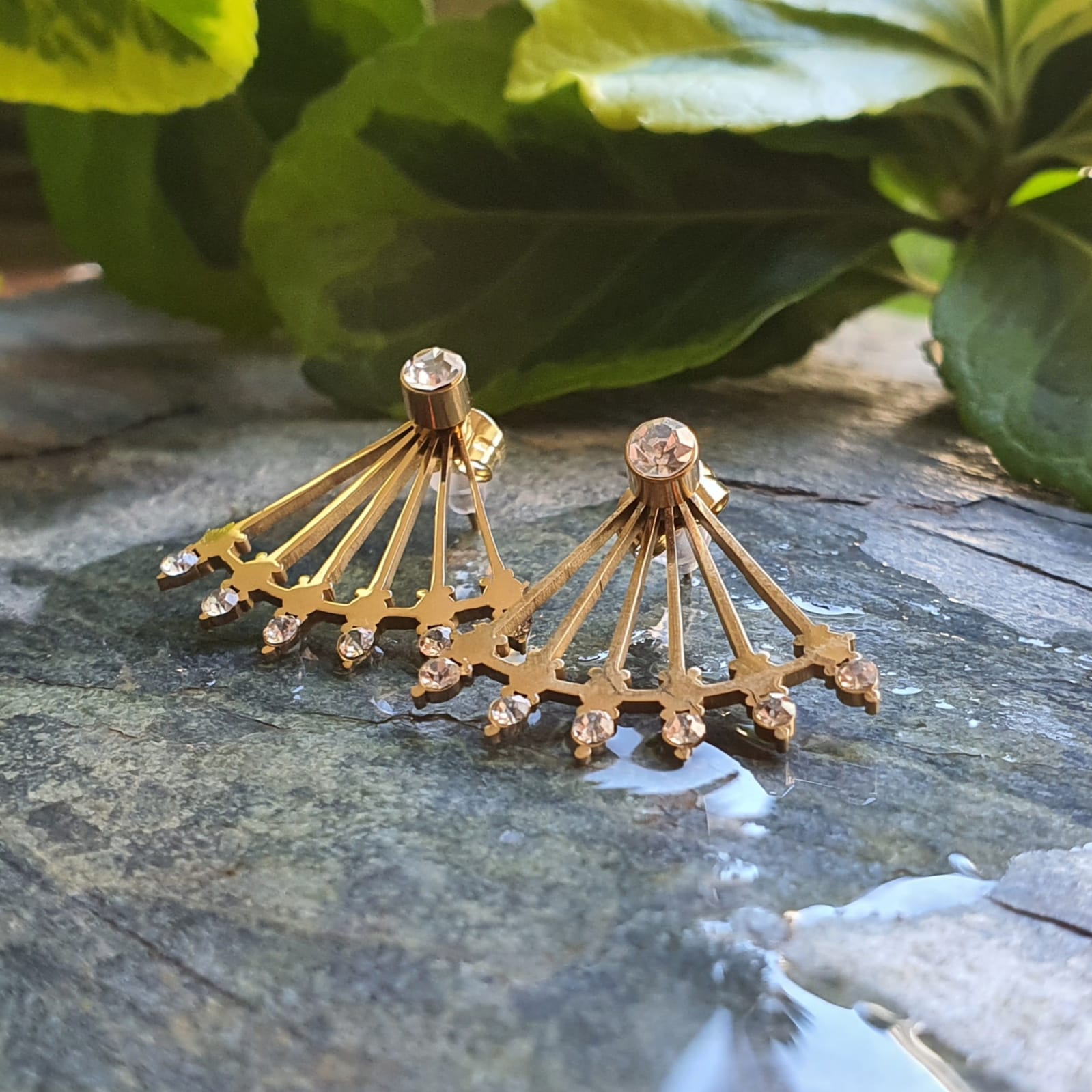 CAMILLA : boucles d'oreilles acier inoxydable