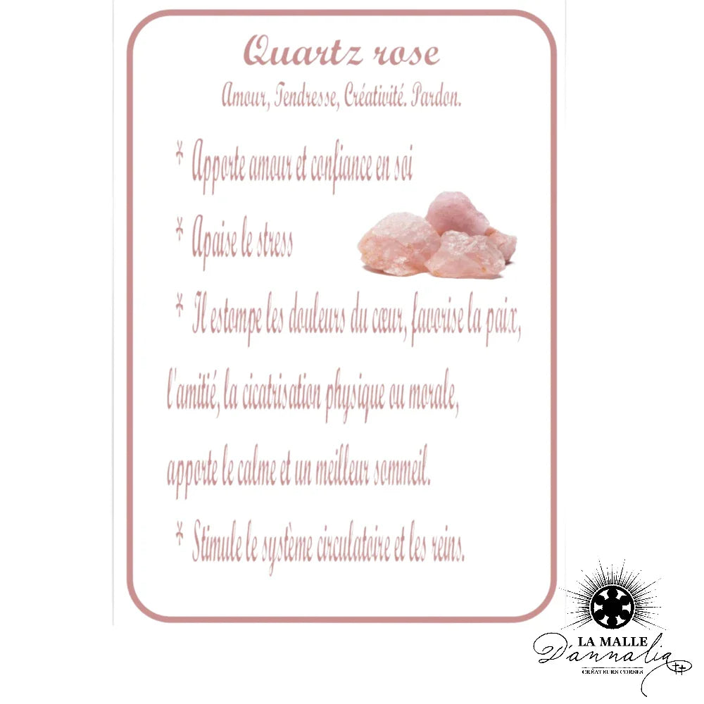 Bijoux en Quartz Rose : Vertus, Protection & Création Artisanale à Bastia