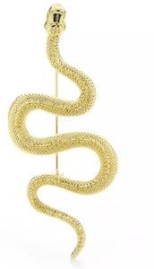SERPENTINA : broche serpent