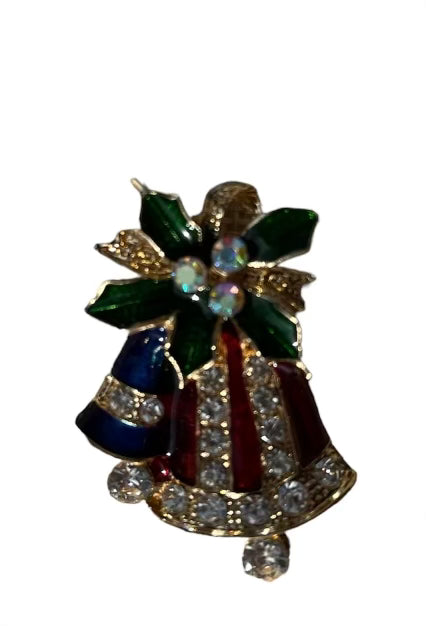 Broche cloche Noël