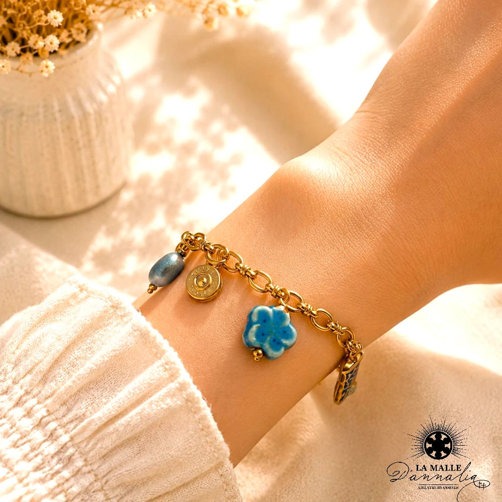 Bracelet Douille & Botte Colorée — Fait Main Bastia 3 Couleurs