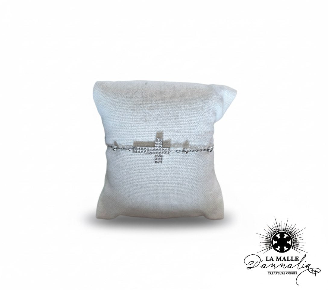 bracelet-argent-croix-strass-la-malle-d-annalia