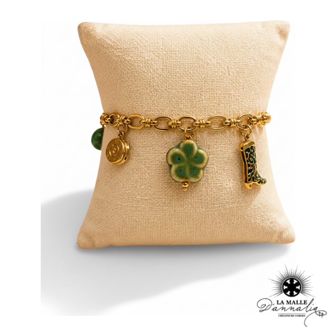 Bracelet Douille & Botte Colorée — Fait Main Bastia 3 Couleurs