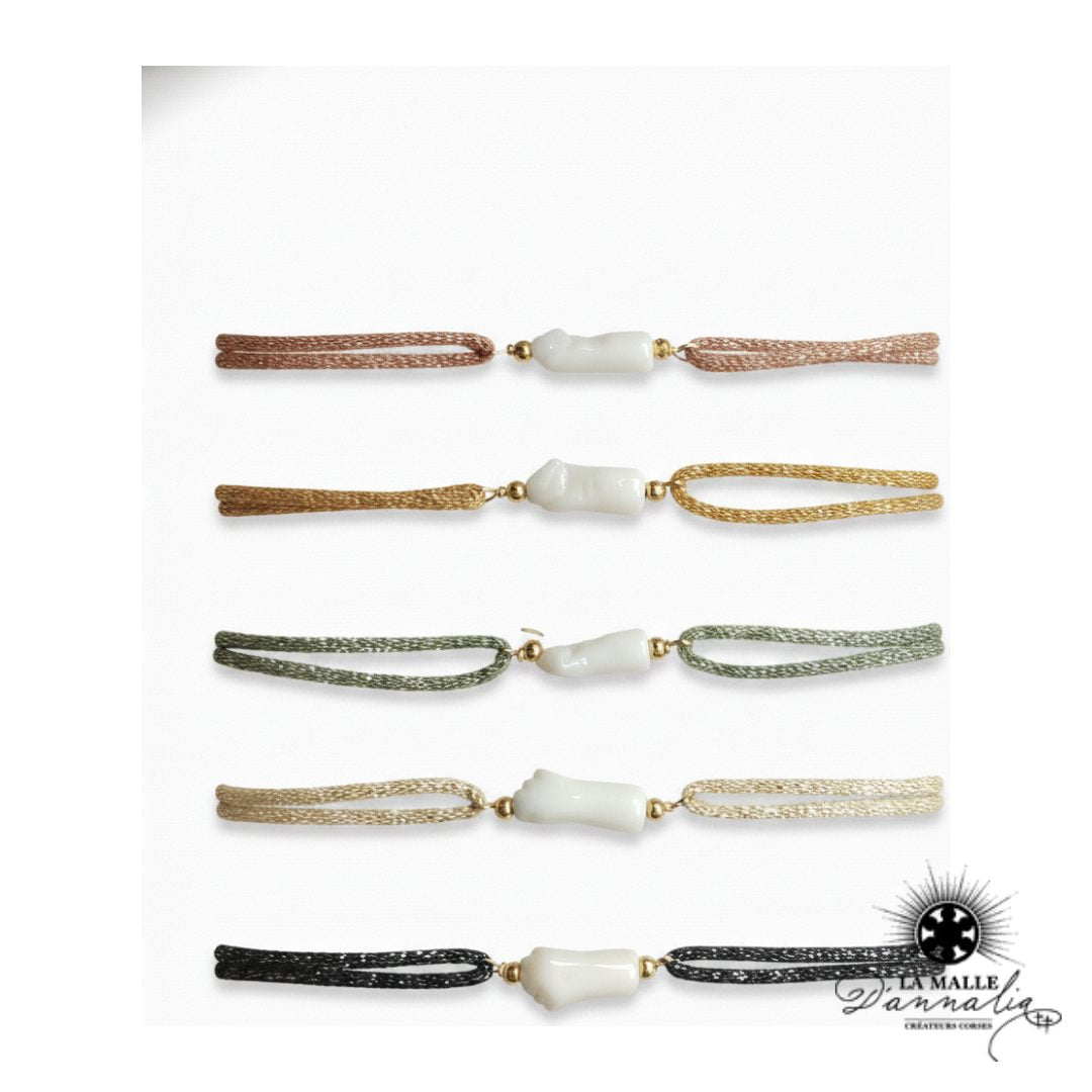 Bracelet corails blanc (enfant)
