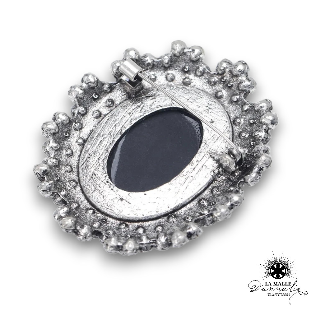 broche camee argent broche taille lamalledannalia