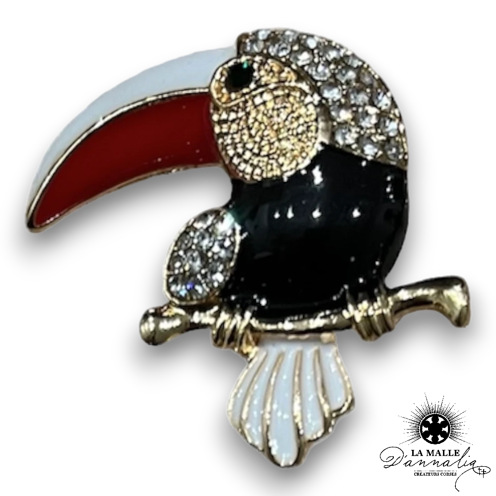 broche bijou pelican lamalledannalia