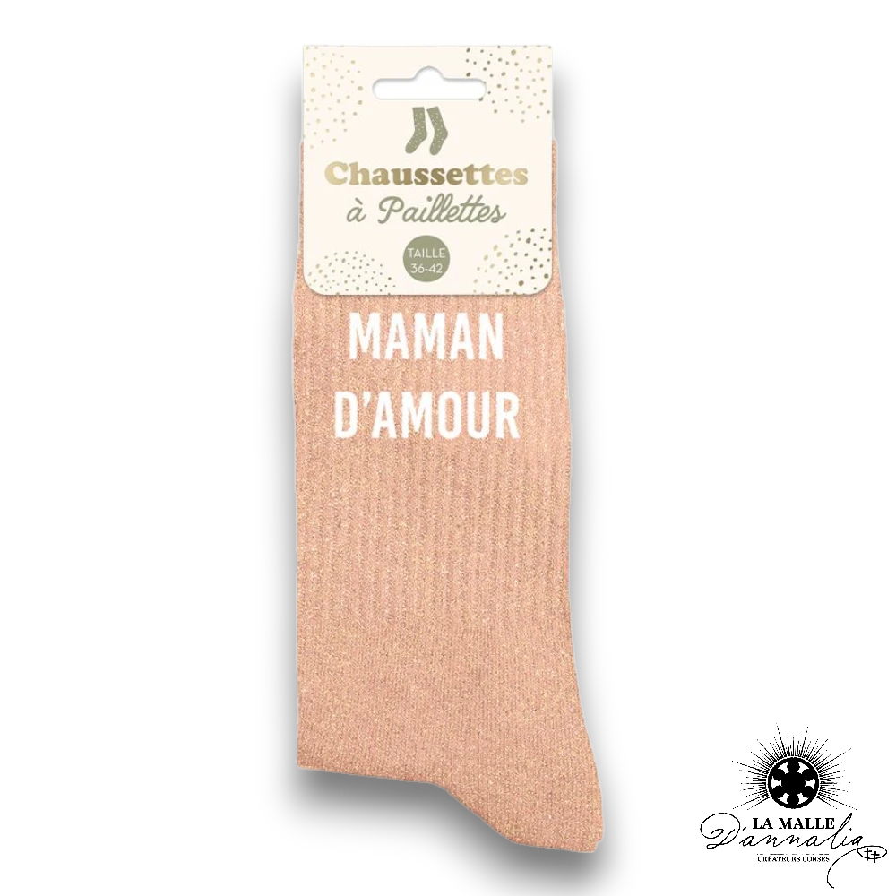 chaussette saumon maman lamalledannalia