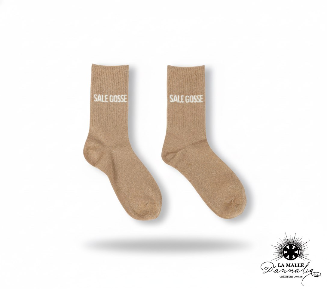 chaussettes-beige-dorees-pailletees-sale-gosse-la-malle-dannalia-fantaisie-mode-lamalledannalia