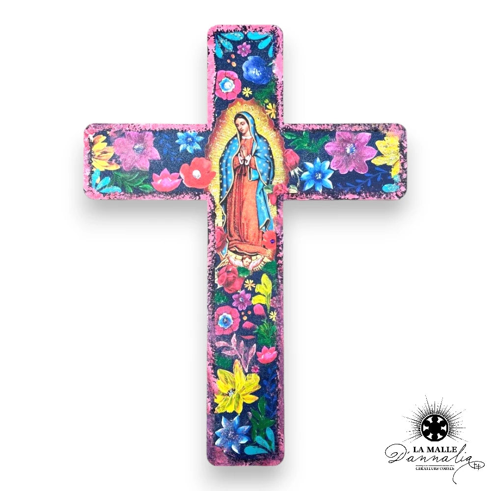 deco-murale-vierge-croix-fleur-religieux-lamalledannalia