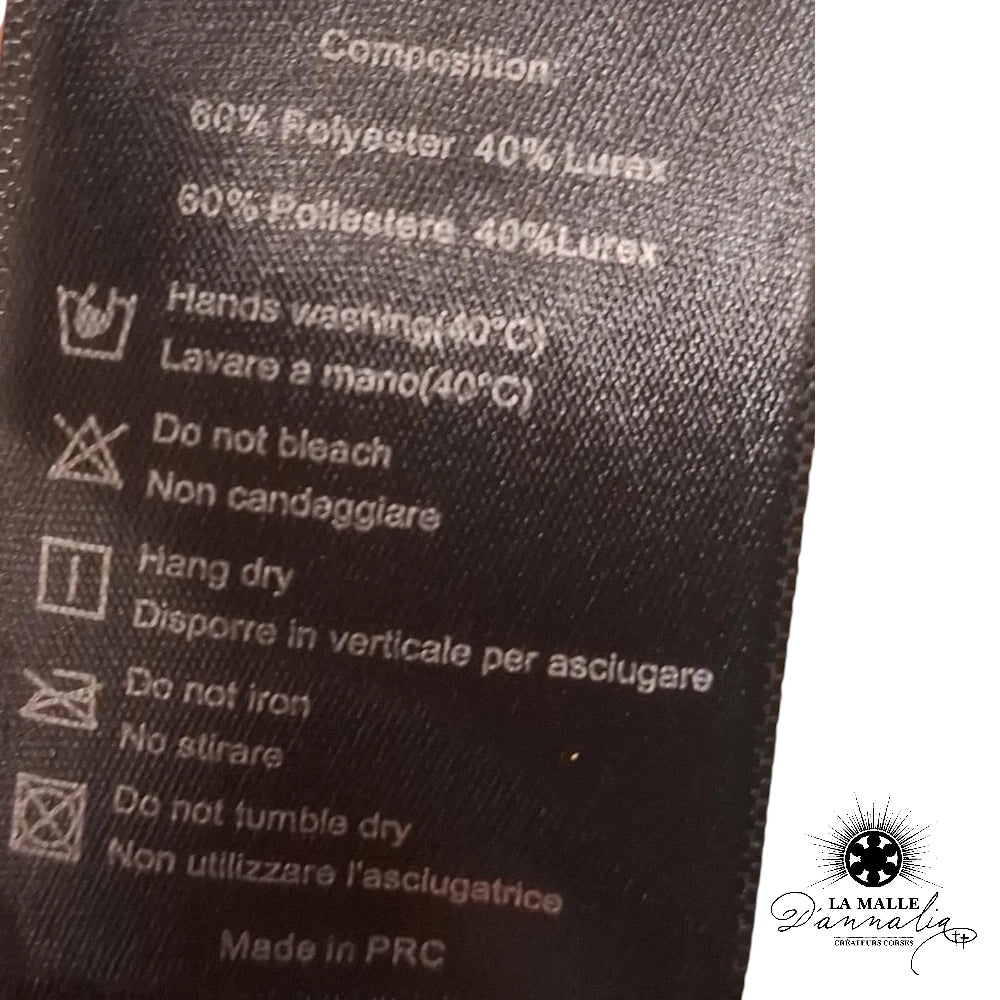 echarpe-fleur--composition-marron-polyester-lurex-lamalledannalia