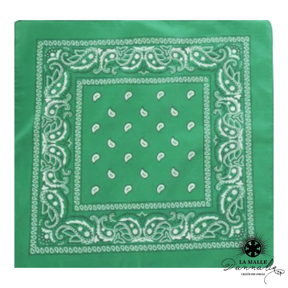 lamalledannalia-Bandana-motif-couleur-vert