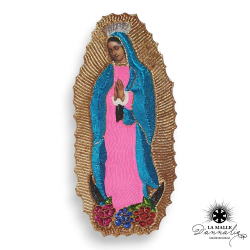 GUADELUPE : Grande icône murale Vierge de Guadalupe