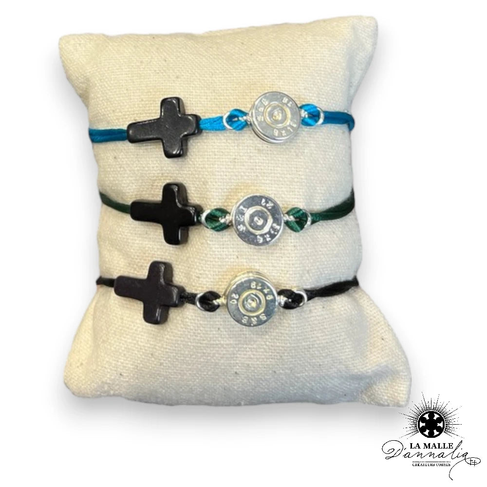 lamalledannalia-bijou-bracelet-douille-fil-plaque-argent-croix-religieux