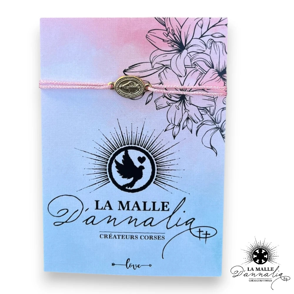 lamalledannalia-bijou-croix-bracelet-paillette-rose-vierge