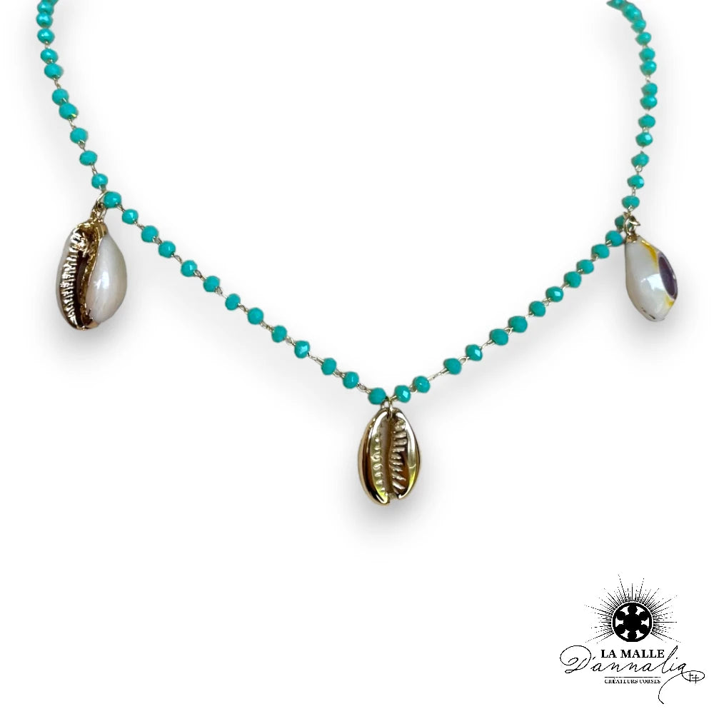 lamalledannalia-bijou-dore-AcierInoxydable-collier-coquillage-turquoise-mer