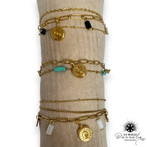 lamalledannalia-bijoux-bracelet-doulle-acier-inoxydable-perle-noir-turquoise