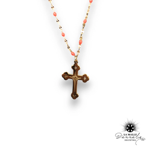 lamalledannalia-bijoux-collier-croix-perle-acier-inoxydable