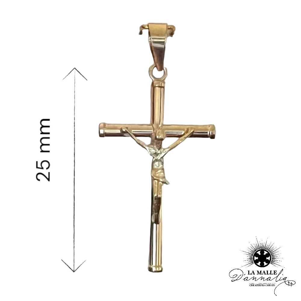 lamalledannalia-bijoux-or-18k-pendentif-croix-christ-mesure