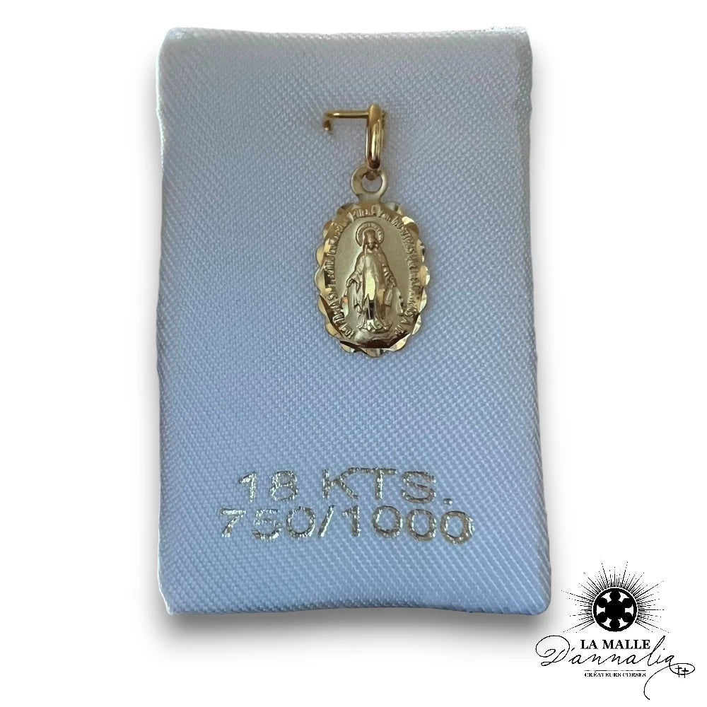 lamalledannalia-bijoux-pendentif-or-18K-vierge-madone