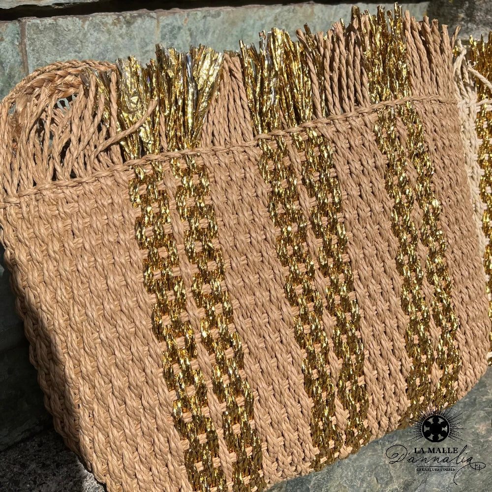 lamalledannalia-sac-osier-ete-plage-panier-paille-dore-sacdeplage-or-franche