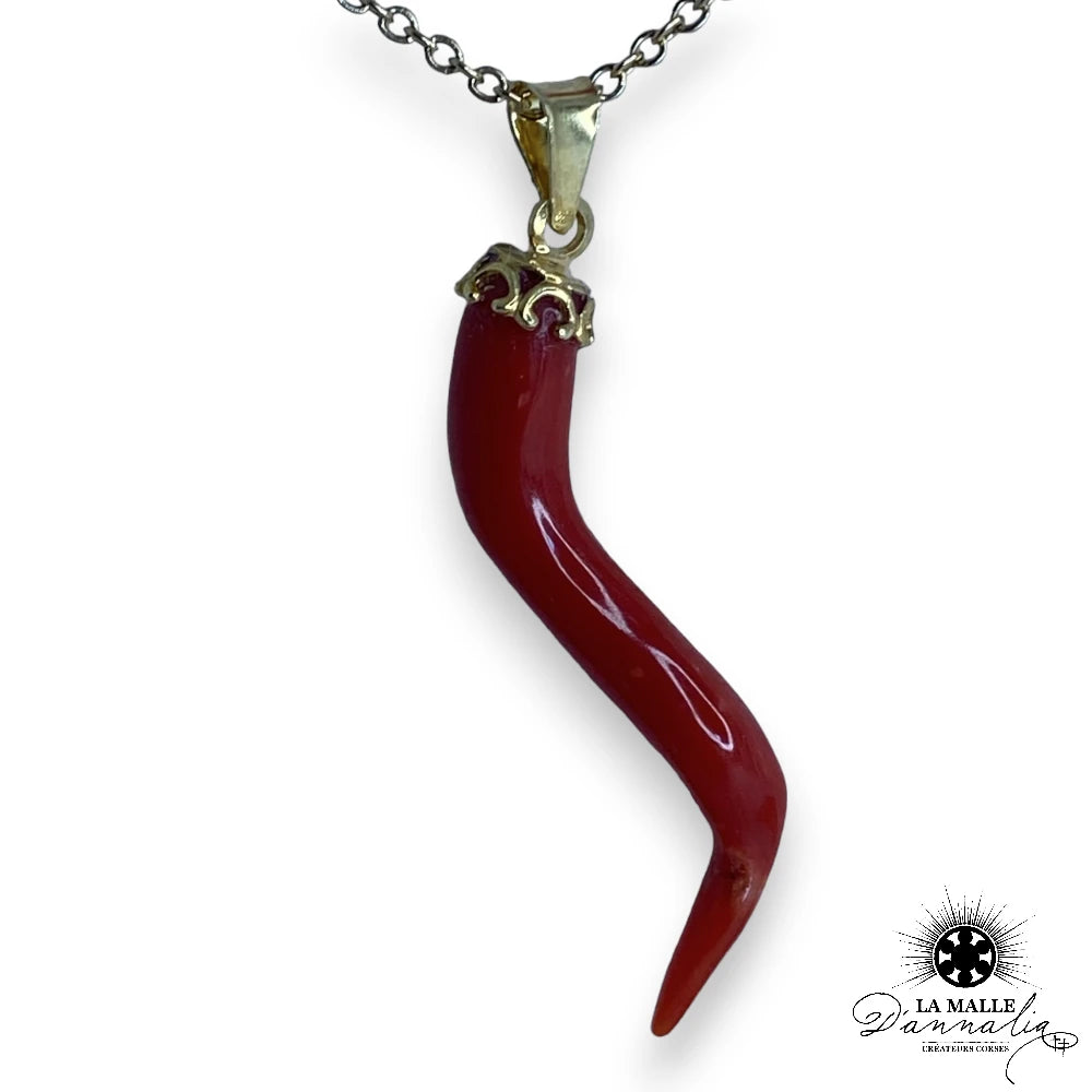 pendentif corail rouge corse lamalledannalia