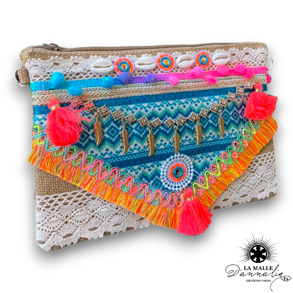 pochette boheme chic lamalledannalia