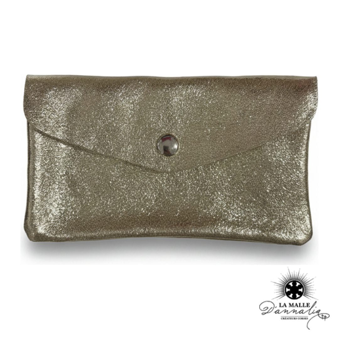 Porte-Monnaie en Cuir Grainé Fabrication Italienne