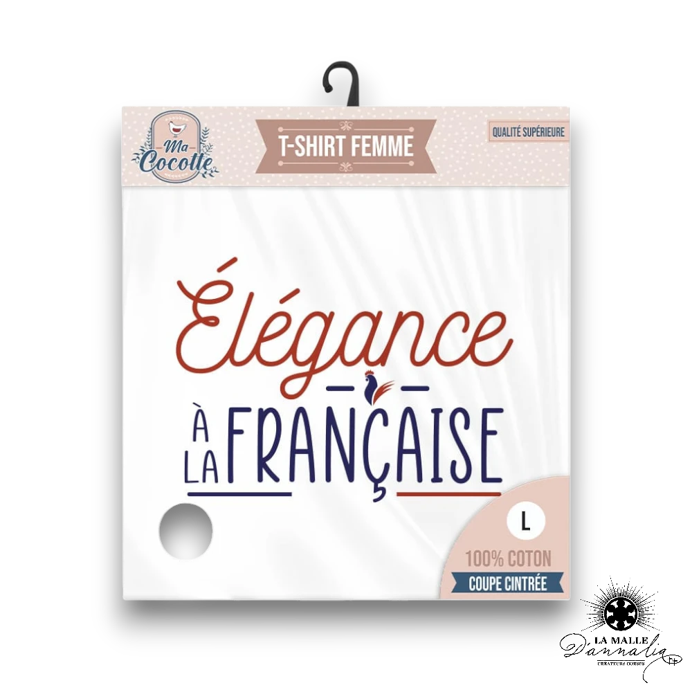 t shirts femme humour elegance lamalledannalia