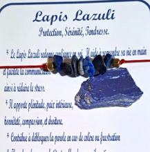 Charger l&#39;image dans la galerie, CHIPS LAPIS LAZULI : fil rouge chips