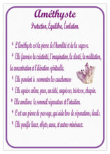 Charger l&#39;image dans la galerie, TUBE AMETHYSTE  : fil rouge tube