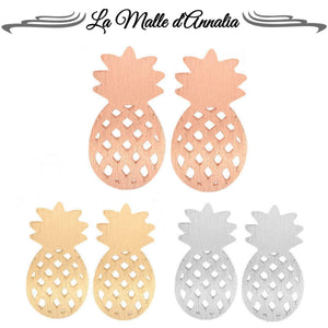 NANANAS  : boucles originales ananas